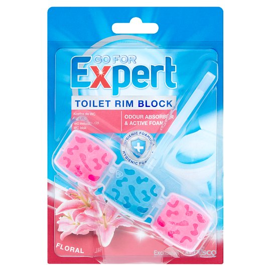 Go for Expert Floral Toilet Rim Block 45 g