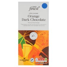 Tesco Finest étcsokoládé narancsolajjal 100 g