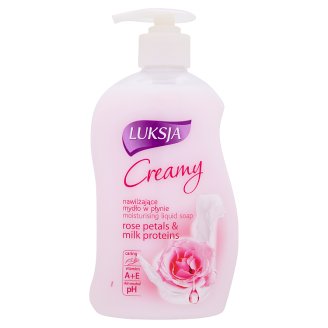 Luksja Creamy rózsaszirom és tejprotein folyékony szappan 450 ml
