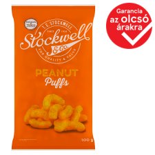 Stockwell & Co. földimogyorós kukoricasnack 100 g