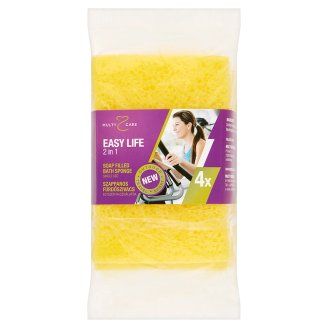 Multy Care Easy Life szappanos fürdőszivacs 4 db