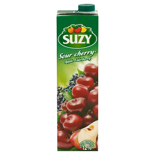 Suzy meggy-alma-bodza ital cukorral és édesítőszerekkel 1 l