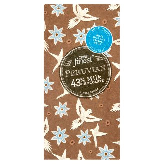 Tesco Finest Peruvian 43% tejcsokoládé 100 g