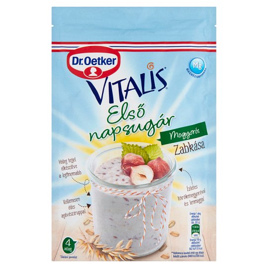 Dr. Oetker Vitalis Első napsugár mogyorós zabkása alappor 208 g