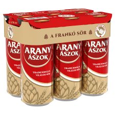 Arany Ászok világos sör 4,3% 6 x 0,5 l