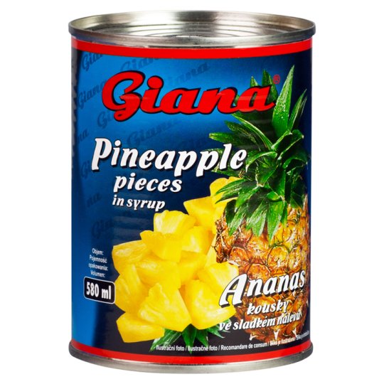 Giana ananászbefőtt darabok 565 g