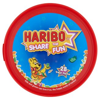 Haribo Share The Fun gyümölcs- és kólaízű gumicukorka 700 g