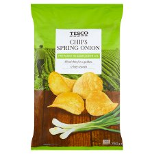 Tesco Chips Spring Onion 250 g - Tesco Online, Tesco From Home, Tesco ...