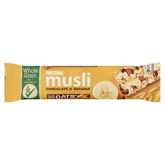 Nestlé Musli tejcsokoládés banános müzliszelet 35 g