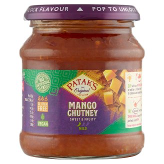 Patak's Mango Chutney enyhén csípős mangókészítmény fűszerekkel 340 g