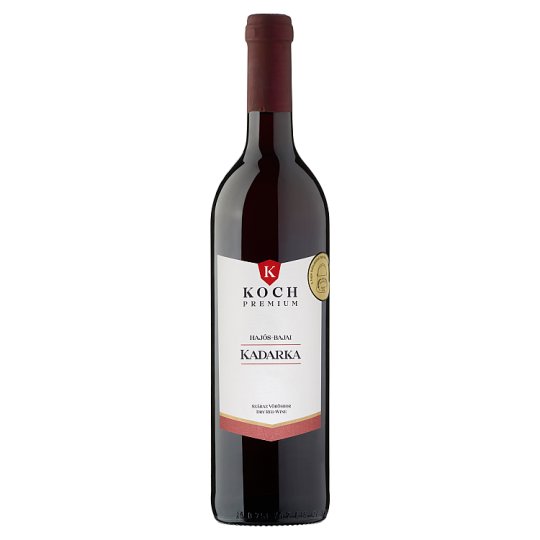 Koch Premium Hajós-Bajai Kadarka száraz vörösbor 13% 0,75 l