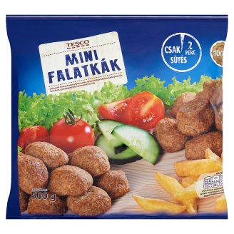 Tesco gyorsfagyasztott mini falatkák 500 g