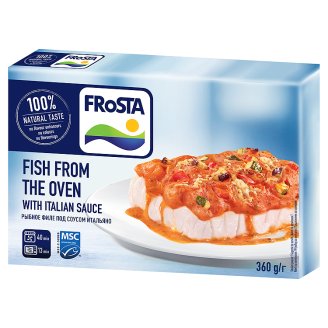 FRoSTA gyorsfagyasztott tepsis halfilé olasz módra 360 g