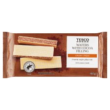Tesco Wafers with Cocoa Filling 180 g