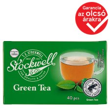 Stockwell & Co. filteres zöld tea 40 filter 70 g