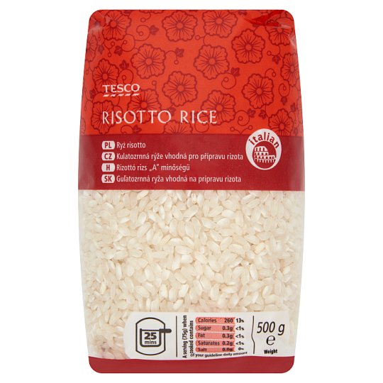 Tesco „A" minőségű rizottó rizs 500 g