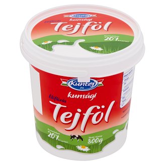Kuntej kunsági élőflórás tejföl 20% 800 g