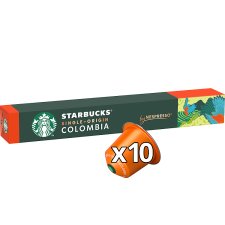 Starbucks by Nespresso Colombia Roast Ground Roasted Coffee Capsules 10 pcs 57 g