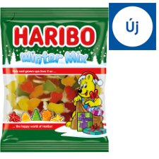 Haribo Winter Mix Fruit-Flavoured Gummies with a Foamed Gummies Layer 175 g