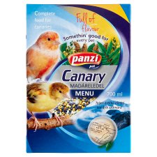 Panzi Pet Kanári Menü teljes értékű madáreledel kanárik számára 700 ml
