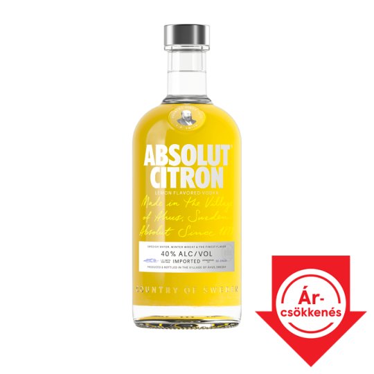 Absolut Citron Vodka 40 700 ml Tesco Online, Tesco From Home, Tesco