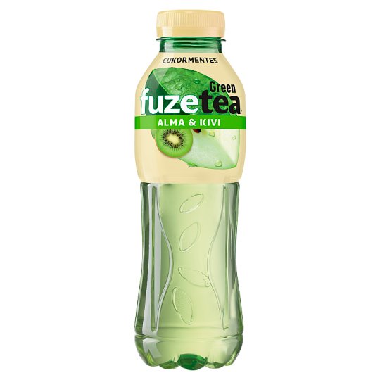 FUZETEA Zero EnergyFree, NonCarbonated Apple&Kiwi Flavored Drink with Green Tea Extract 500 ml