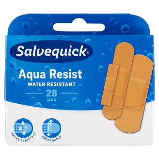 Salvequick Aqua Resist víz és szennyeződésálló ragtapasz 28 pcs