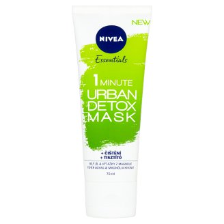 NIVEA Essential Urban Detox Mask 1 perces tisztító maszk fehér agyaggal és magnólia kivonattal 75 ml