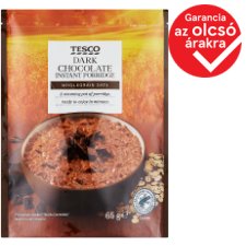 Tesco instant keverék zabpehellyel és étcsokoládéval, zabkása készítéséhez 65 g