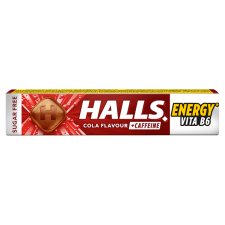 Halls Energy VitaB6 Cola-Flavoured Unfilled Hard Candy 32 g