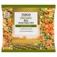 Tesco BIO gyorsfagyasztott zöldségkeverék 300 g