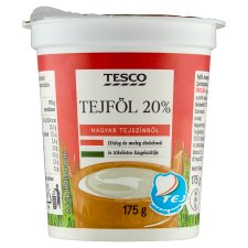 Tesco Sour Cream 20% 175 g