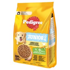 Pedigree Junior teljes értékű szárazeledel kölyökkutyák számára baromfival és zöldségekkel 500 g