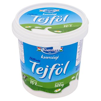 Kuntej kunsági élőflórás félzsíros tejföl 10% 800 g