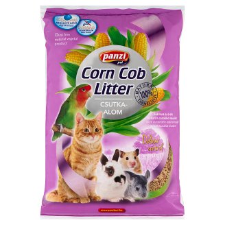 Panzi Pet natúr csutkaalom rágcsálóknak, macskáknak, egyéb kisállatoknak 2500 g