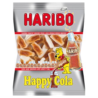 Haribo Happy Cola kólaízű habosított gumicukorka 85 g