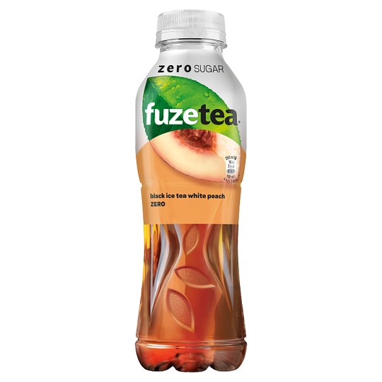 FUZETEA energiamentes, szénsavmentes őszibarackízű üdítőital édesítőszerekkel 500 ml