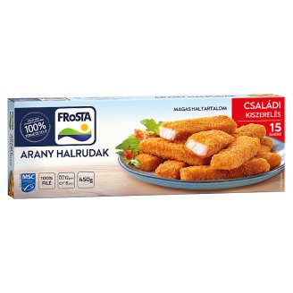 FRoSTA gyorsfagyasztott arany halrudak 450 g