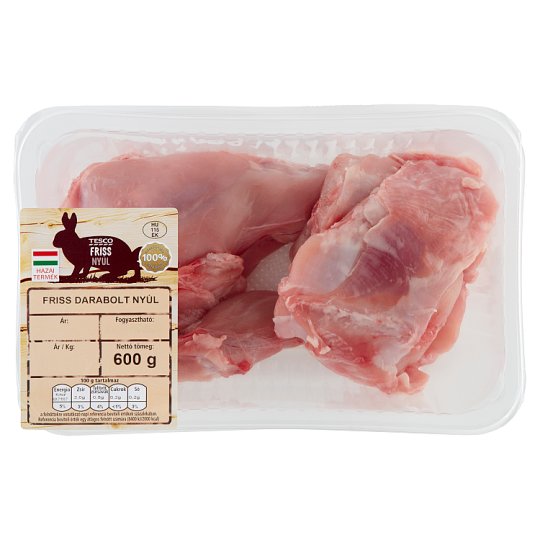 Tesco friss darabolt nyúl 600 g