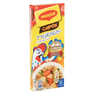 Maggi Csípős Tyúkhúsleveskocka 132 g