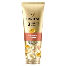 Pantene Pro-V Infinite Lengths 3 Minute Miracle balzsam, 220ml hosszú, elgyengült hajra