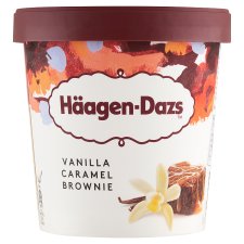 Häagen-Dazs Vanilla-Flavoured Ice Cream with Caramel Topping and Brownie Pieces 460 ml