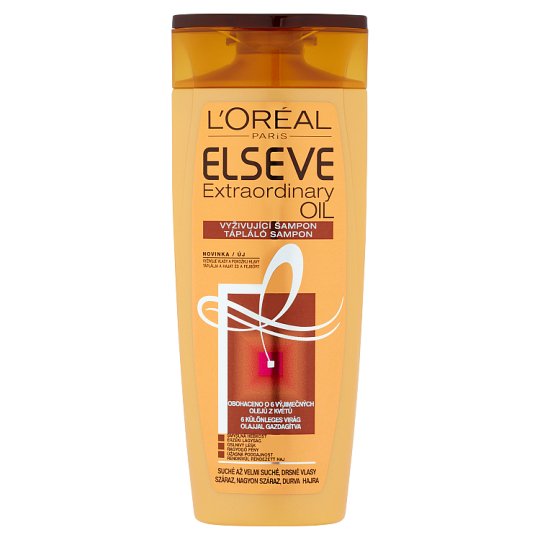 L'Oréal Paris Elseve Extraordinary Oil tápláló sampon száraz, nagyon száraz, durva hajra 250 ml