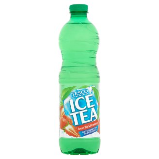 Tesco Ice Tea eperízű, szénsavmentes üdítőital zöldtea-kivonattal, cukorral és édesítőszerrel 1,5 l