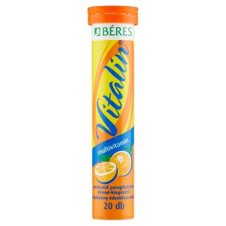 Béres Vitalin multivitamin narancsízű pezsgőtabletta 20 db 80 g