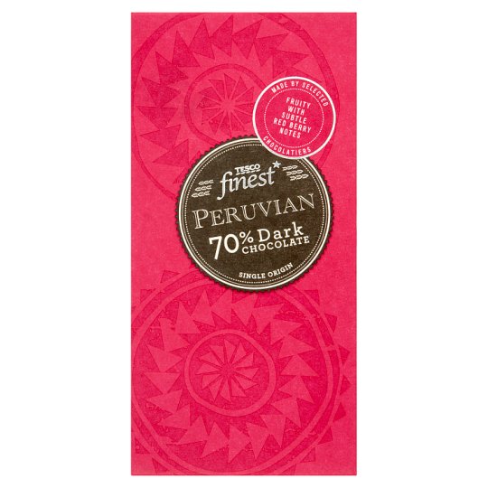 Tesco Finest Peruvian 70% étcsokoládé 100 g