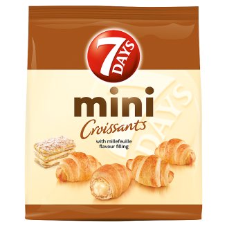 7DAYS mini croissant vanília ízű töltelékkel 200 g
