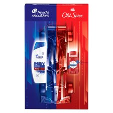 A set of products: Head & Shoulders Men Ultra shampoo & Old Spice Whitewater stick