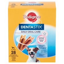 Pedigree DentaStix kiegészítő állateledel 4 hónapnál idősebb kutyák számára 5-10 kg 28 db 440 g
