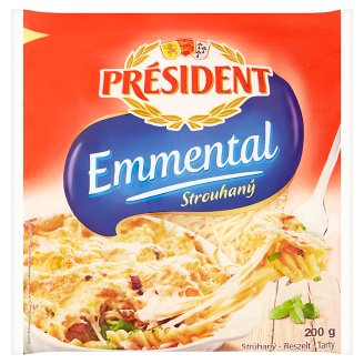 Président Emmental zsíros kemény reszelt sajt 200 g